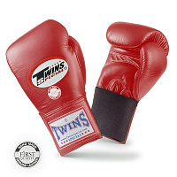 Перчатки бокс кожа BGEL-1 Boxing gloves на резинке