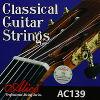 Комплект струн для классической гитары AC139-N, норм. натяжение, посеребренные